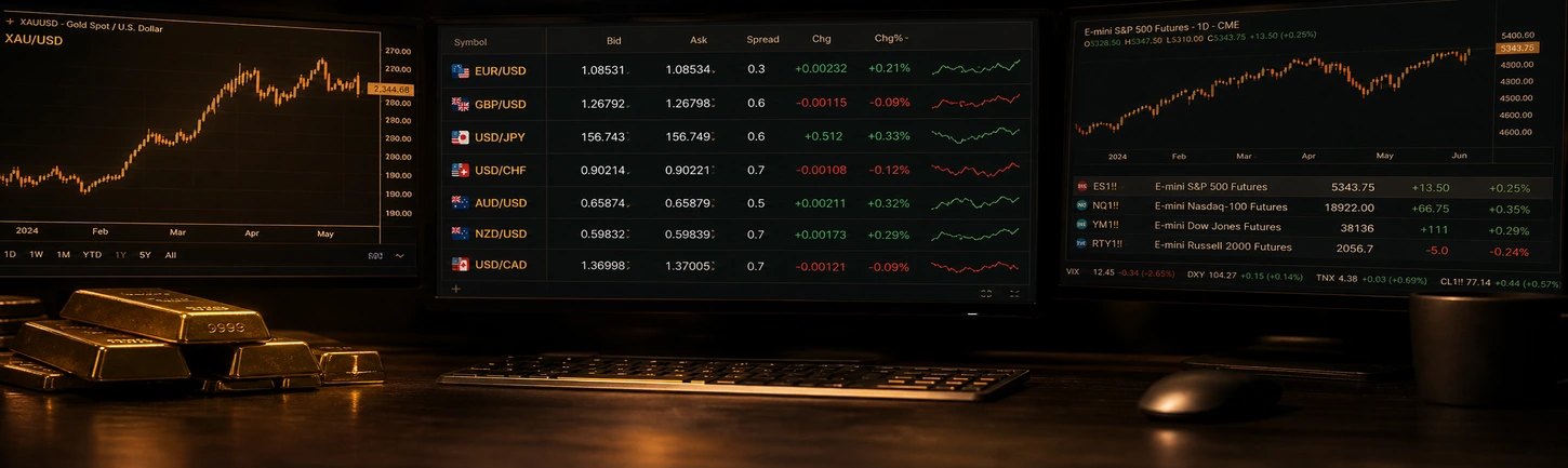 Understanding Correlated Markets: Forex, Gold, and Indices
